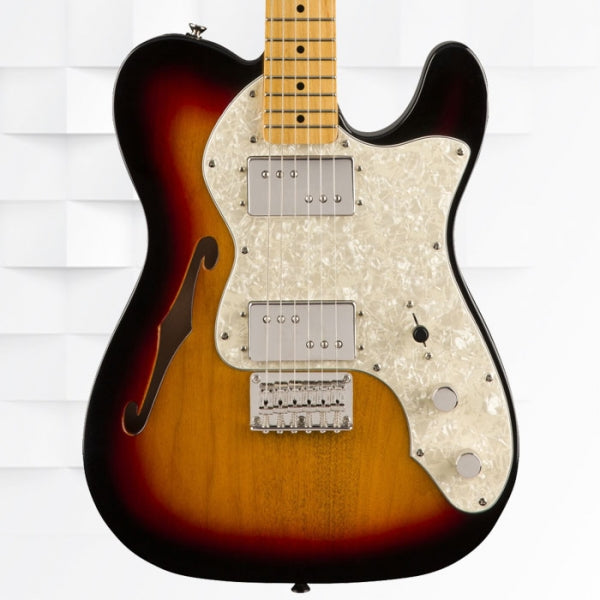 Fender Classic Vibe '70s Telecaster Thinline Electric Guitar 0374070500 - 3-Color Sunburst