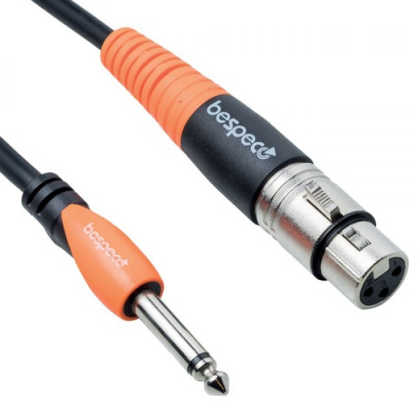 Bespeco SLJF600 XLR To Jack Microphone Cable