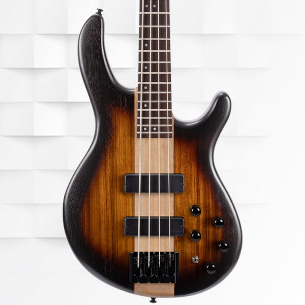 Cort C4 Plus ZBMH 4-String Bass Guitar - Open Pore Tabacco Burst