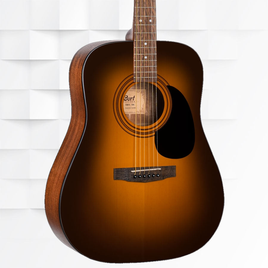 CORT AD-810 DREADNOUGHT ACOUSTIC GUITAR - SATIN SUNBURST