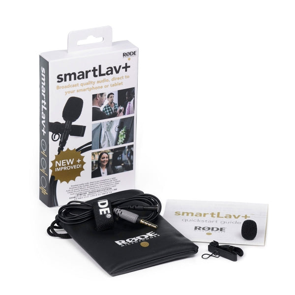 RODE SMARTLAV PLUS LAVALIER MICROPHONE - OPEN BOX