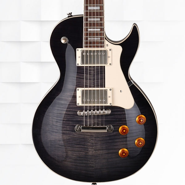 Cort CR250 TBK Classic Rock Series Electric Guitar With Bag - Trans Black
