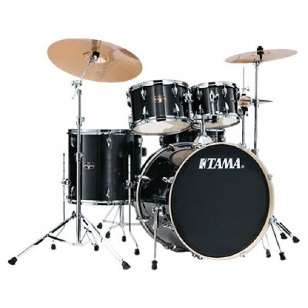 TAMA IMPERIALSTAR IE52KH6W 5-PIECE ACOUSTIC DRUM KIT - HAIRLINE BLACK (HBK)