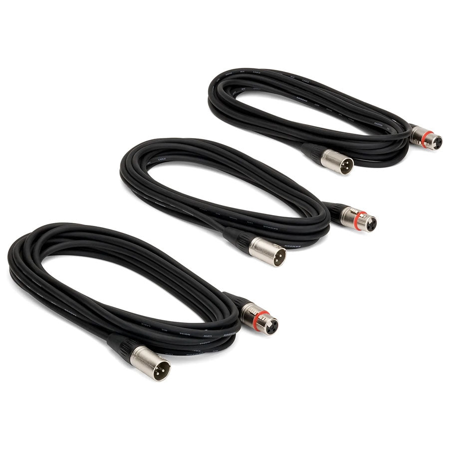 Samson MC18 Heavy Duty XLR Microphone Cable 3-Pack