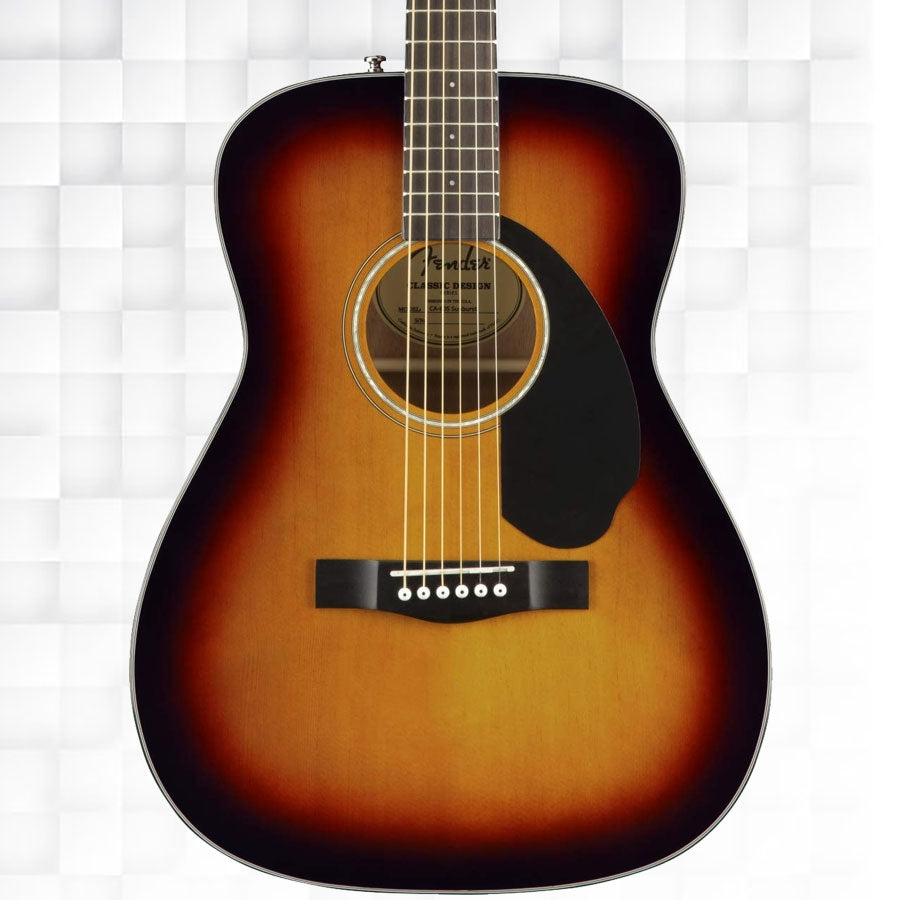 FENDER CC-60S ACOUSTIC GUITAR - SUNBURST