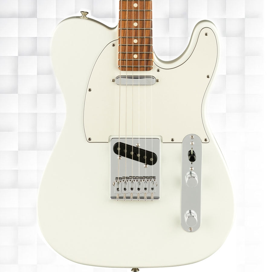 Fender Player Telecaster Pau Ferro Fingerboard Electric Guitar With Gig Polar White 0145213515