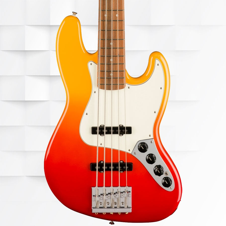 Fender Player Plus Jazz Bass V Pau Ferro Fingerboard 5-String Bass Guitar 0147383387 - Tequila Sunrise