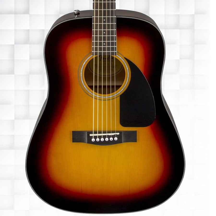 Fender CD-60 Dread V3 DS Walnut Fretboard Acoustic Guitar With Bag Sunburst 0970110232