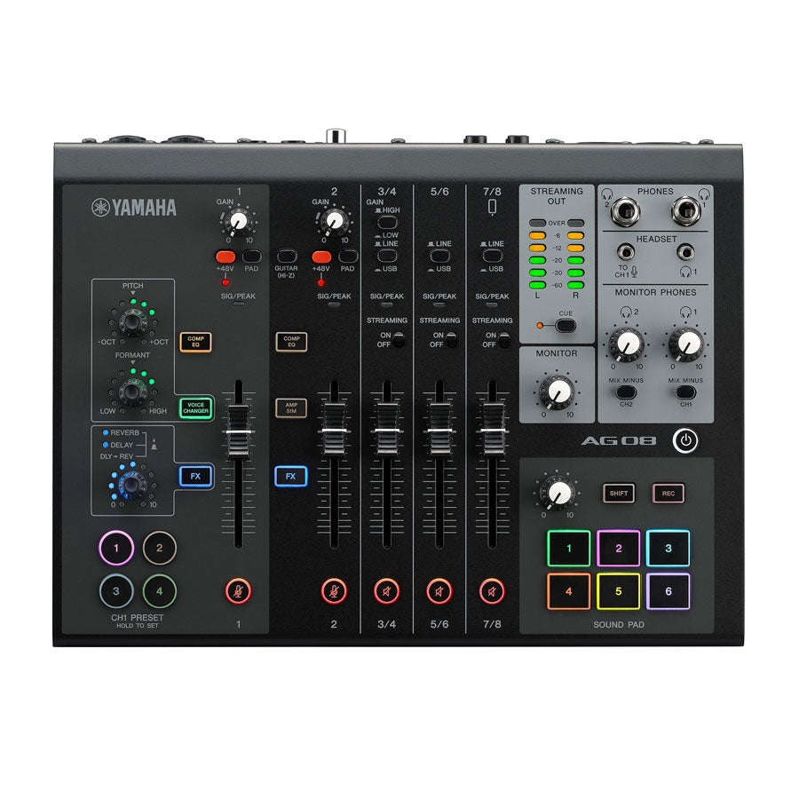 Yamaha AG08 Live Streaming Mixer