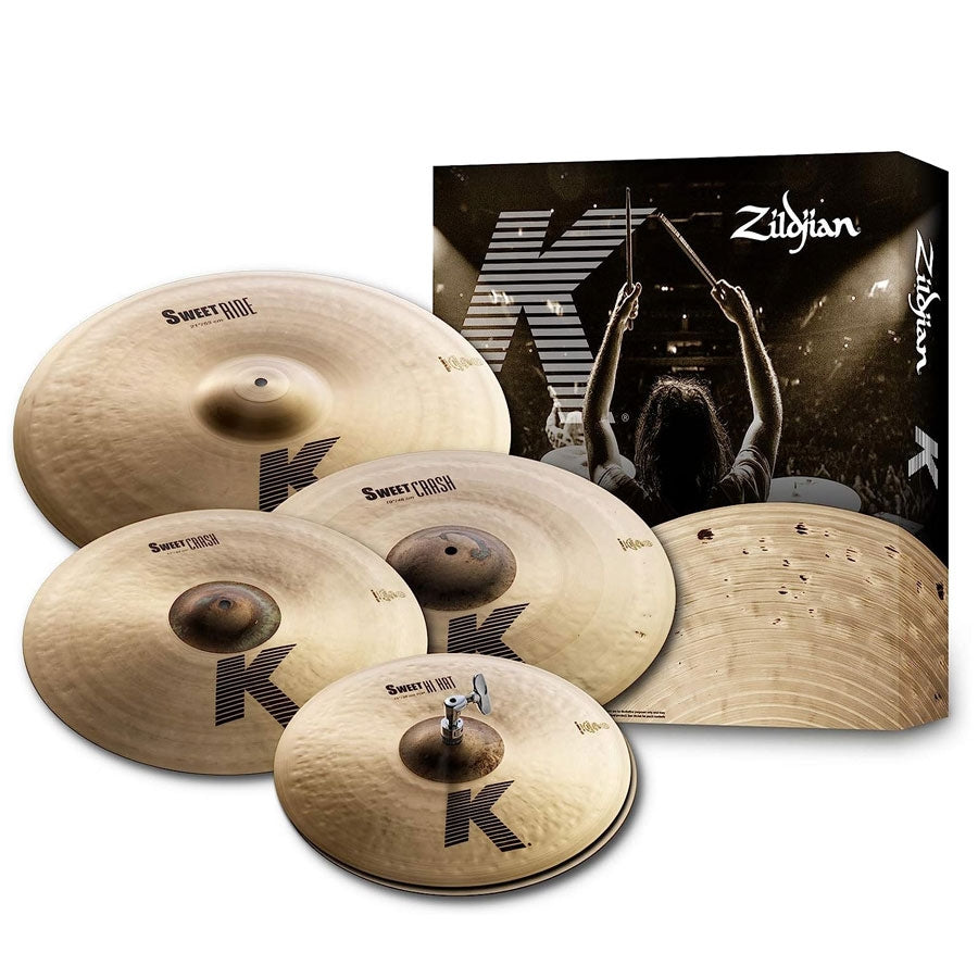 ZILDJIAN KS5791 K SWEET COMPLETE CYMBAL SET 15" 17" 19" 21"