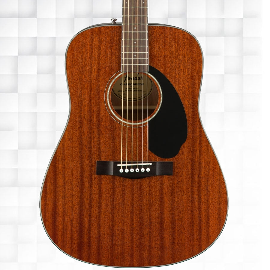 FENDER CD-60S DREADNOUGHT ALL MAHOGANY ACOUSTIC GUITAR WITH BAG 0970110022