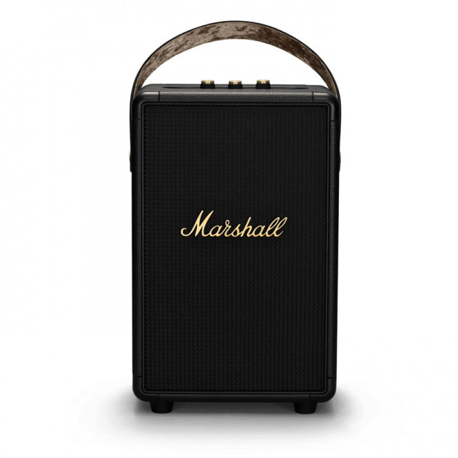 Marshall Tufton 80-Watt Wireless Bluetooth Portable Speaker - Black And Brass