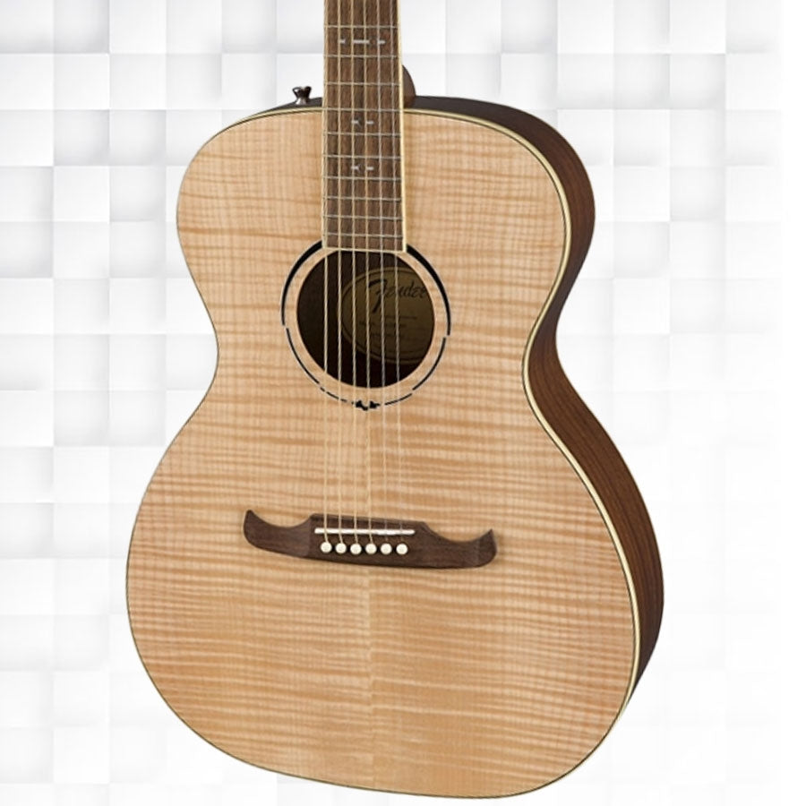 Fender FA-235E Concert Electro-Acoustic Guitar With Bag - Natural 0971252021