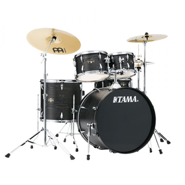 TAMA IMPERIALSTAR IE52KH6W 5-PIECE ACOUSTIC DRUM KIT - BLACK OAK WRAP (BOW)