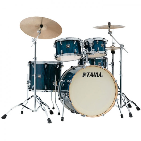 TAMA SUPERSTAR CLASSIC CL52KRS PGHP 5-PIECE ACOUSTIC DRUM SHELL PACK - GLOSS SAPPHIRE LACEBARK PINE