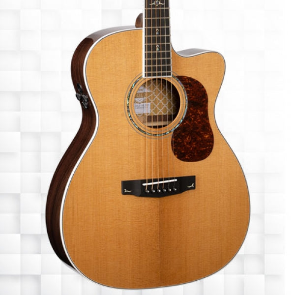 Cort Gold-OC8 Gold Series Electro-Acoustic Guitar With Bag- Natural Glossy