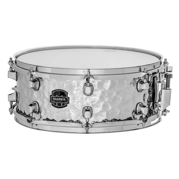 MAPEX HAMMERED STEEL SNARE DRUM MPST4558H