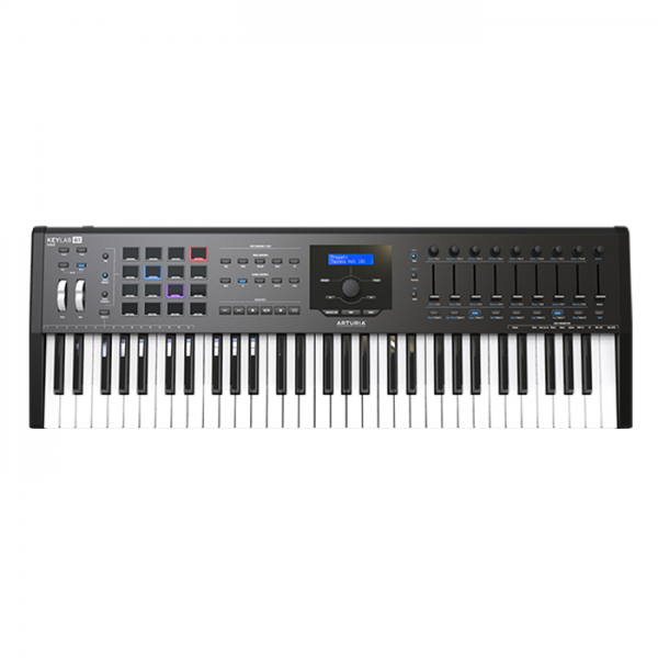 ARTURIA KEYLAB 61 MKII BLACK MIDI CONTROLLER WITH FREE V COLLECTION SOFTWARE