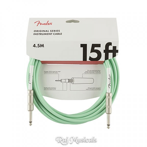 Fender Original Series Instrument Cable 15FT Surf Green