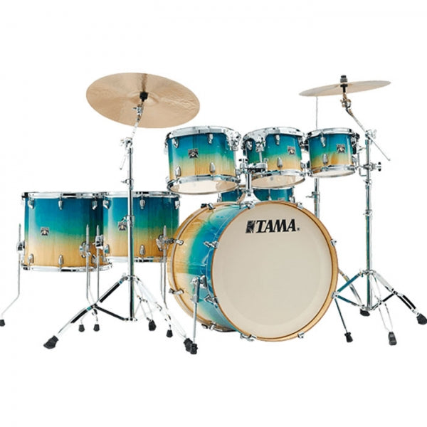 Tama Superstar Classic CL72RSP-PCLP Exotic Finish 7 Pcs Drum Shell Pack Caribbean Lacebark Pine Fade